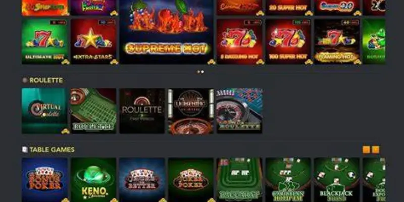 Những loại trò chơi tại Casino Vinbet mà bạn nên biết