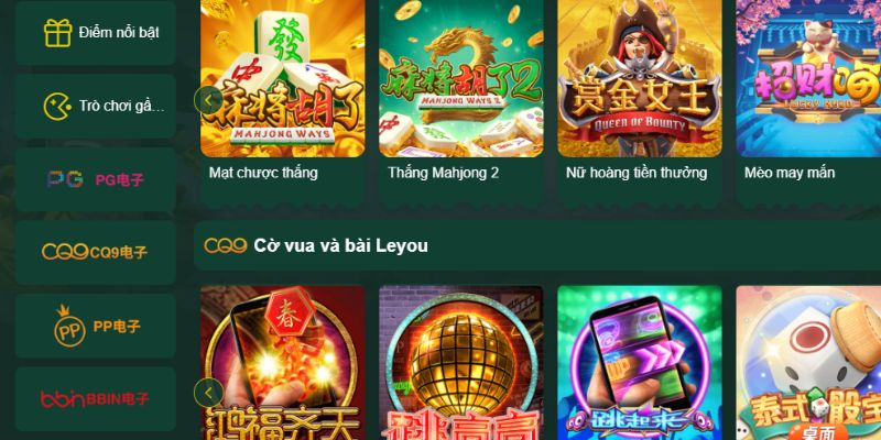 Danh mục trò chơi nổ hũ đình đám